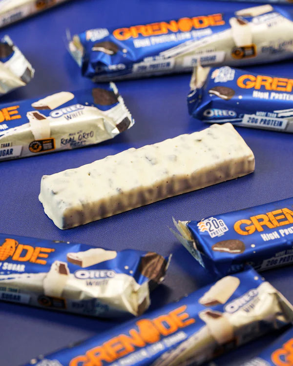 Grenade Oreo White Chocolate Flavour Protein bar 60g - Case of 12 [Best Before: 05/11/2025]