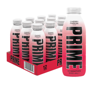 Prime Hydration Drink Cherry Freeze Flavour 500ml - Case of 12 [Best Before: 31/12/2024]