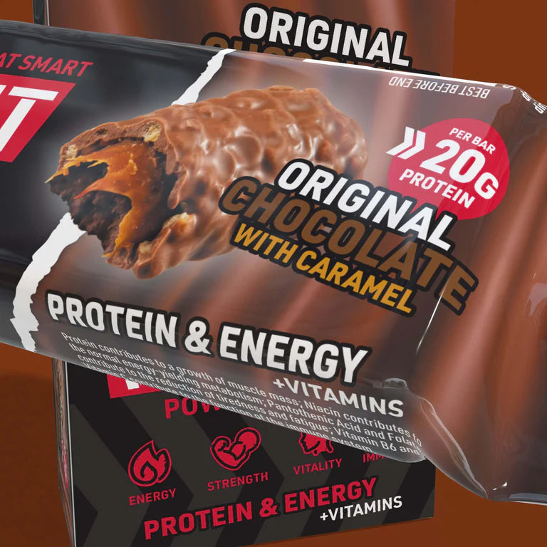 NutriFX Workfit Power Protein bar Original Chocolate flavour (4 x 60g multipack) [Best Before: 20/08/2025]