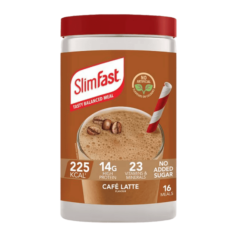 SlimFast Cafe Latte Flavour Meal Replacement Shake Powder 584g