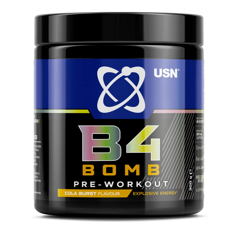 USN B4 Bomb Cola Burst Pre-Workout 300g [Best Before: 27/02/2026]