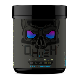 USN QHUSH Black Platinum Blue Raspberry Pre-Workout Formula 525g [Best Before: 27/05/2026]