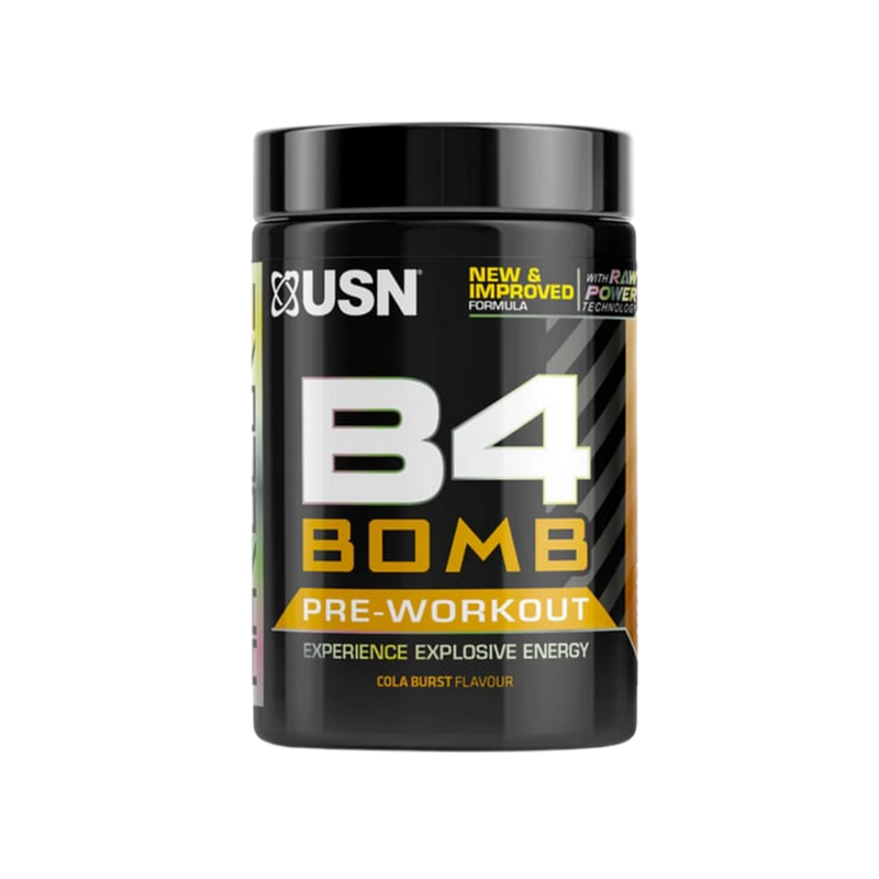 USN B4 Bomb Cola Flavour Pre-Workout 180g [Best Before: 27/12/2025]