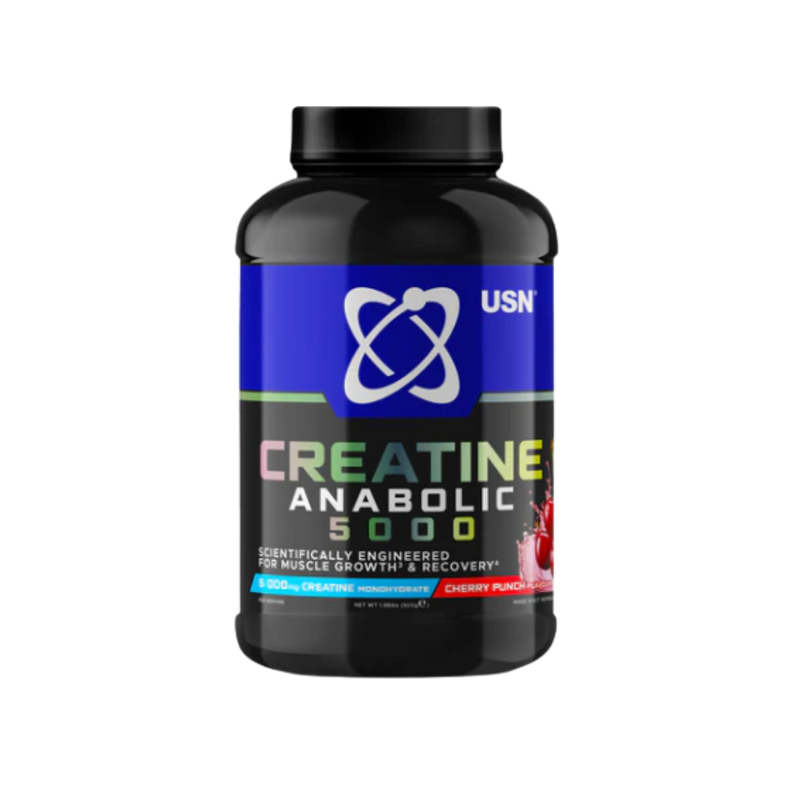 USN Creatine Anabolic Cherry Punch 900g [Best Before: 27/07/2026]