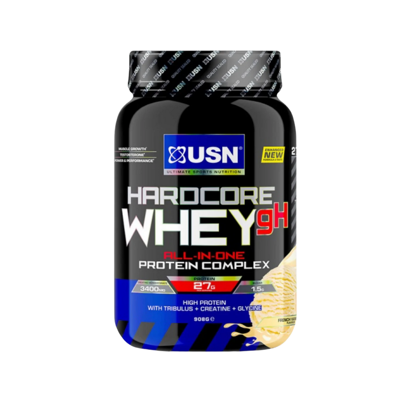 USN Hardcore Whey Vanilla 908g [Best Before: 27/08/2026]