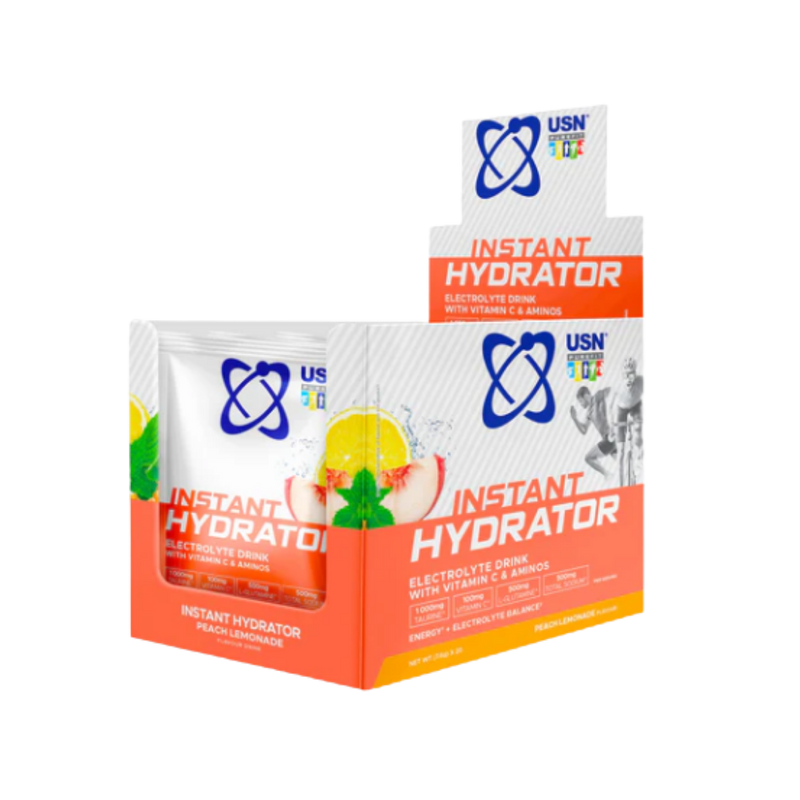 USN INSTANT HYDRATOR Peach Lemonade 7.6g - Case of 20 Sachets