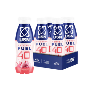 USN Protein Fuel 40 Ready-to-Drink Strawberry Flavour 500ml - Case of 6