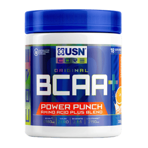 USN BCAA Caffeinated Power Punch Tangerine Flavour 200g