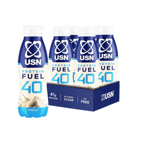 USN Protein Fuel 40 Ready-to-Drink Vanilla Flavour 500ml - Case of 6