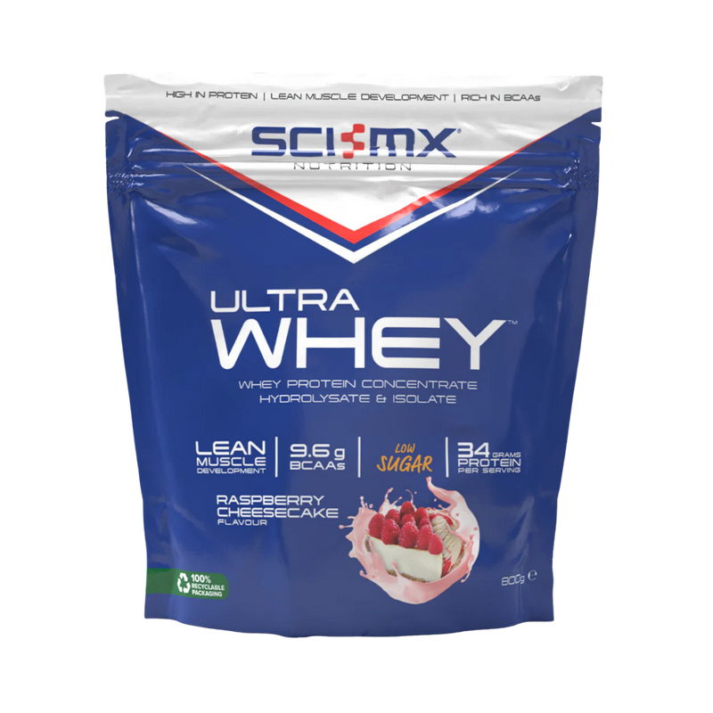 SCI-MX Ultra Whey Raspberry Cheesecake 800g