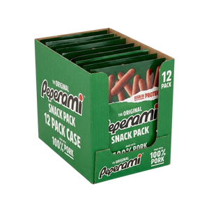 Peperami Original High Protein Snack Pack 50g - Case of 12 [Best Before: 15/01/2026]