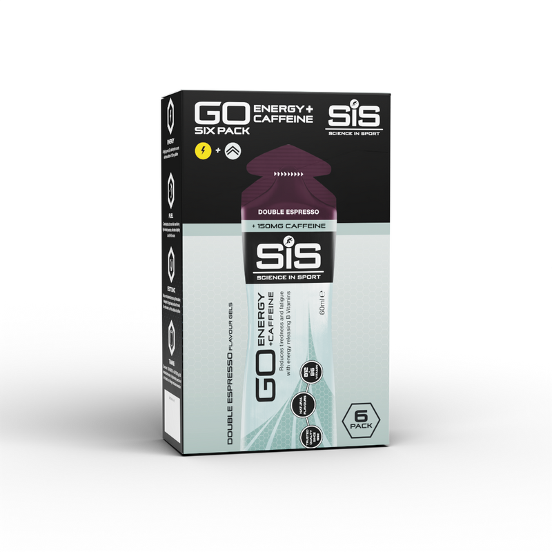 SIS Science In Sport GO Energy + Caffeine Gel Double Espresso 60ml - Case of 6