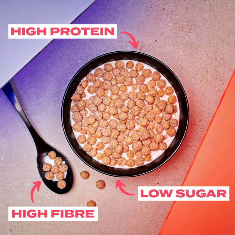 ELEAT Cinnamon Sensation High Protein Cereal 250g  - Case of 5 [Best Before: 22/01/2026]