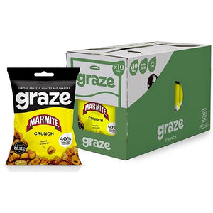 Graze Marmite Crunch 35g - Case of 10 [Best Before: 20/12/2025]