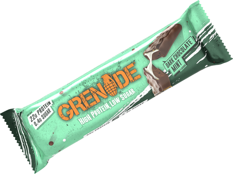 Grenade Dark Chocolate Mint Protein Bar 60g - Case of 12
