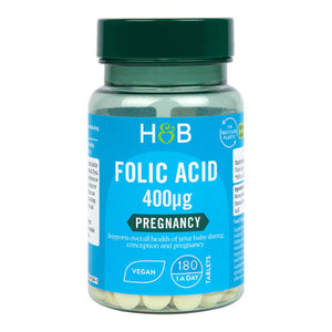 Holland & Barrett Folic Acid 400mcg (180 tablets)