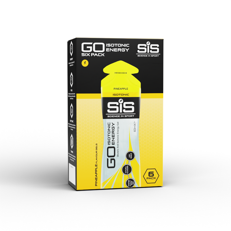 SIS Science In Sport GO Isotonic Energy Gel Pineapple 60ml - Case of 6