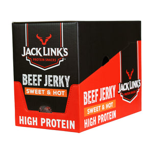 Jack Links Sweet & Hot Beef Jerky 60g - Case of 12 [Best Before: 27/11/2025]
