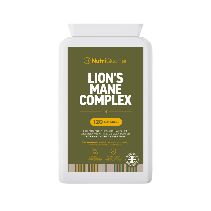 NutriQuarter Lion's Mane Complex (120 Capsules)