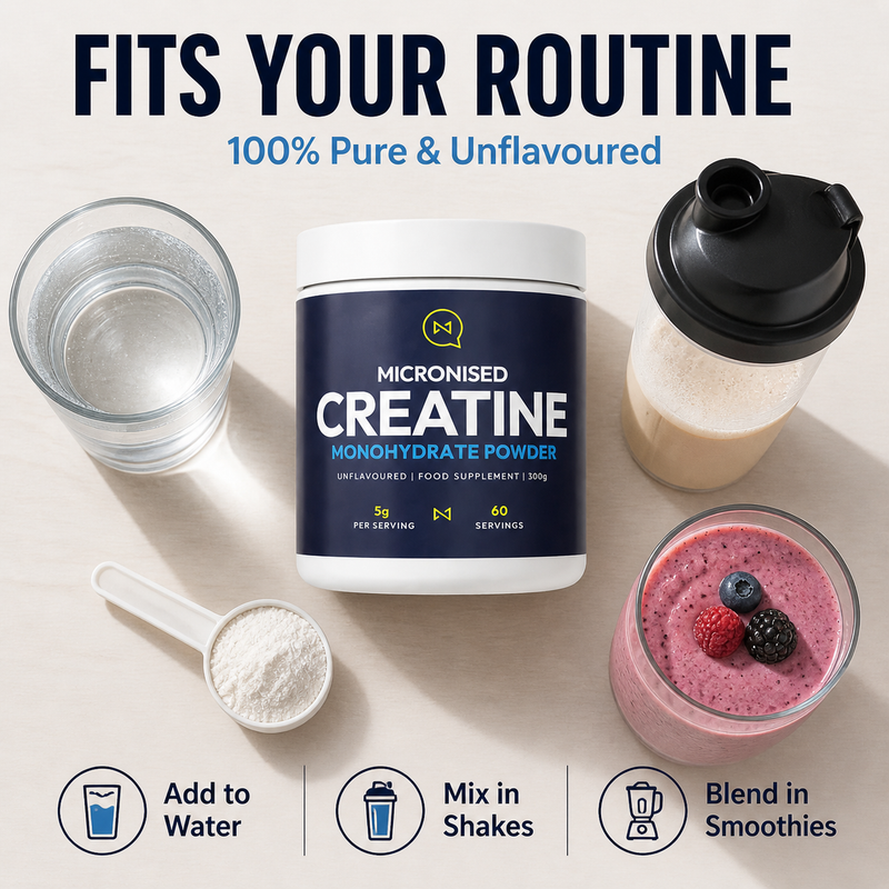 NutriQuarter Creatine Monohydrate Micronised 300g