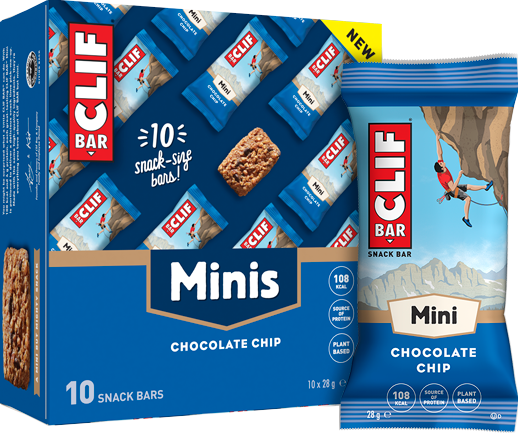 Clif Bar Minis Chocolate Chip Flavour 28g - Case of 10 [Best Before Date: 20/07/2025]