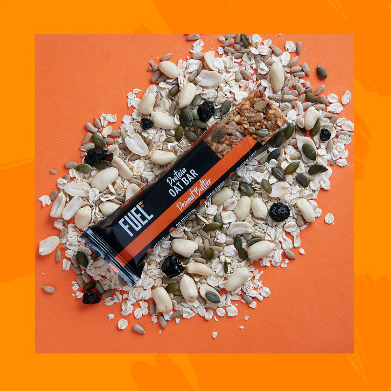 Fuel10k Peanut Butter Protein Oat Bar 45g - Case of 16 [Best Before: 19/10/2025]