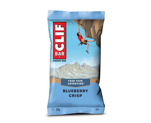 Clif Blueberry Almond Crisp flavour energy bar 68g - Case of 12 [Best Before: 11/06/2026]