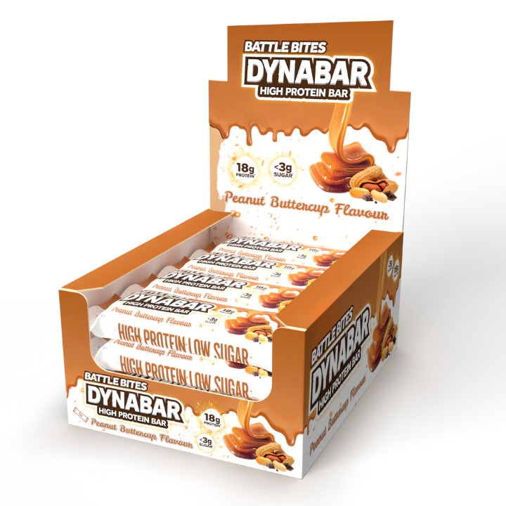 Battle Bites Dynabar Peanut Buttercup flavour Protein bar 60g - Case of 12