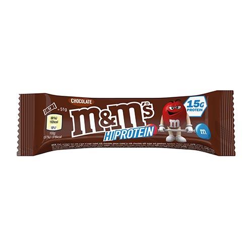 M&M's Chocolate Hi Protein Bar 51g - Case of 12 [Best Before: 24/10/2025]